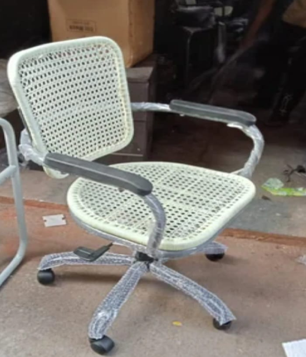 Cane Revolving Chair